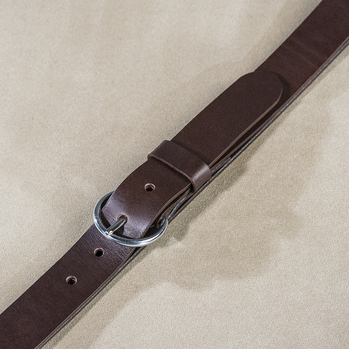 Leather belt for ladies Brown 2.