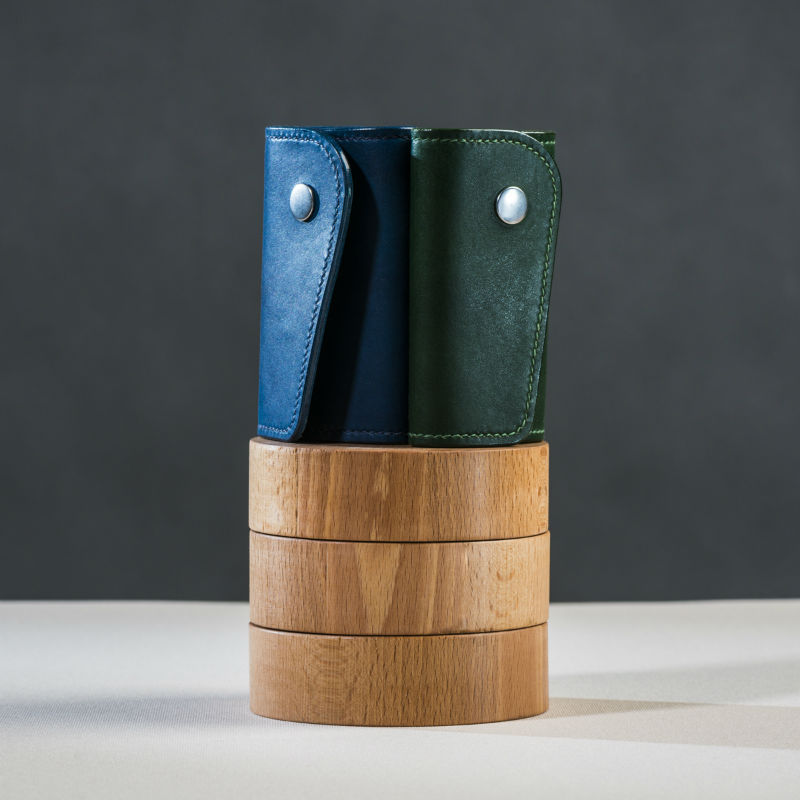 Leather-key-holder-Navy-and-Green-small.